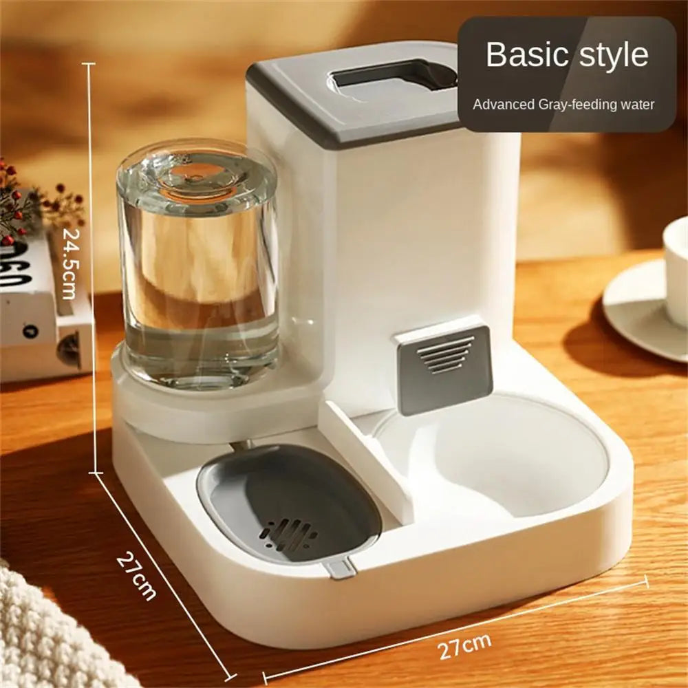 Adjustable Automatic Pet Food And Water Dispenser