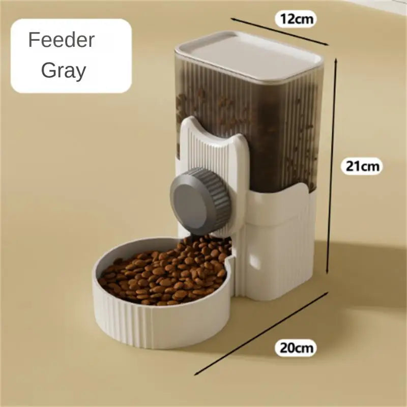 Adjustable Automatic Pet Food And Water Dispenser