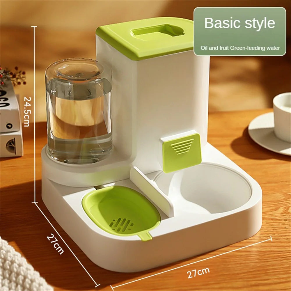 Adjustable Automatic Pet Food And Water Dispenser