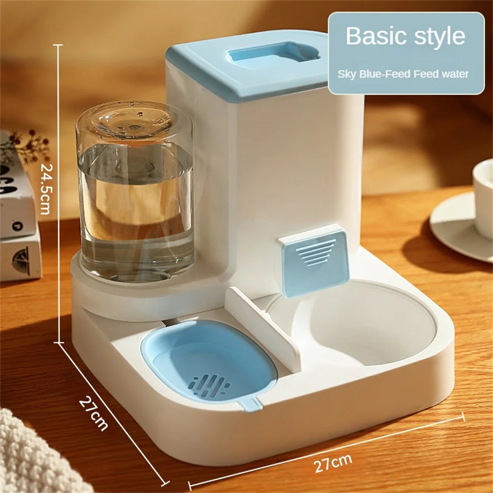 Adjustable Automatic Pet Food And Water Dispenser