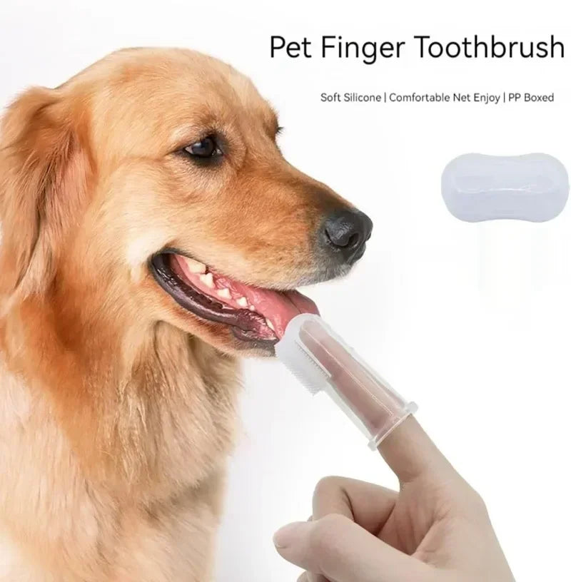 Silicone Soft Pet Finger Cuff Toothbrushes