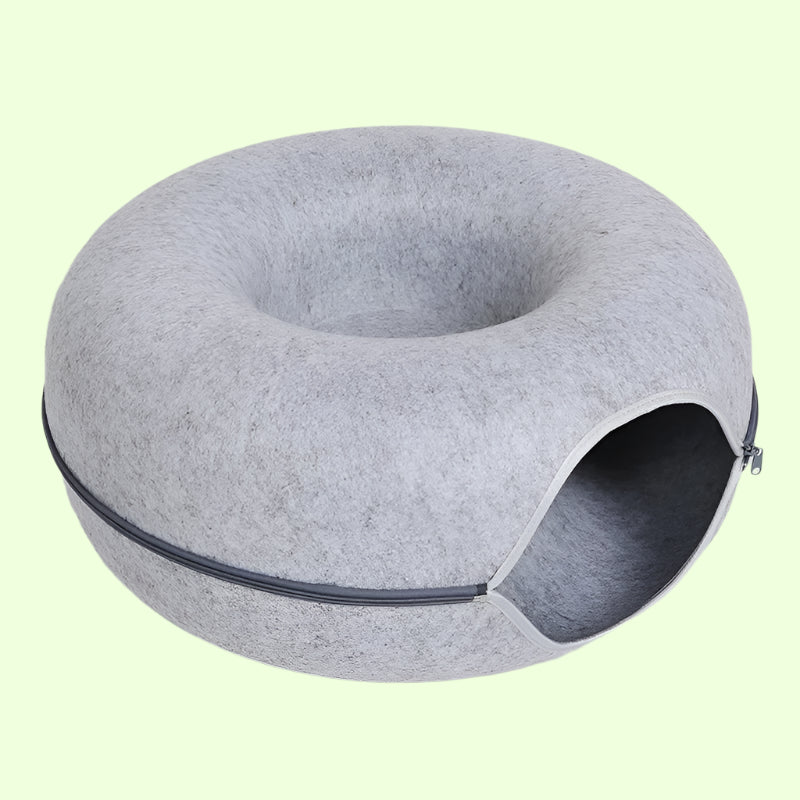 Donut Tunnel Cat Bed
