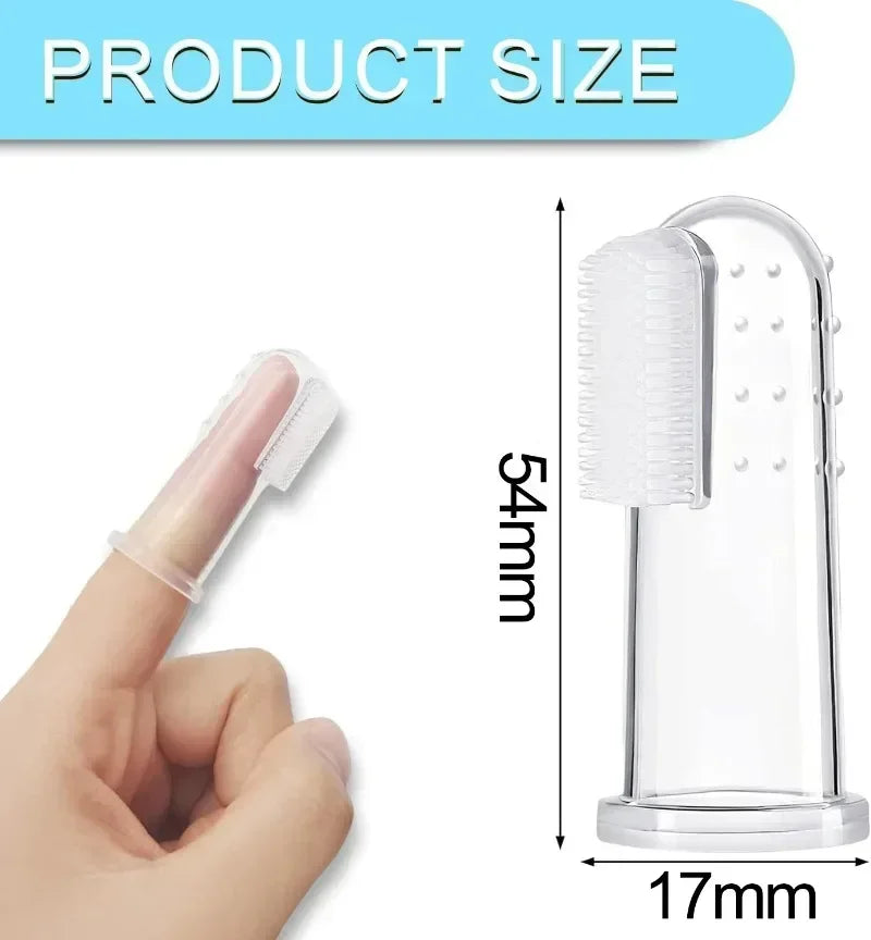 Silicone Soft Pet Finger Cuff Toothbrushes