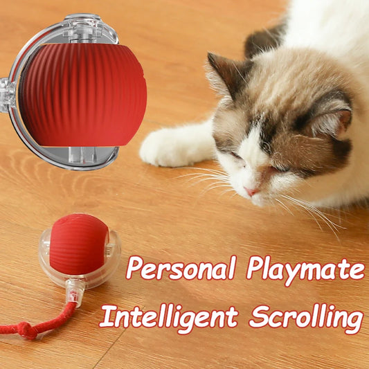 Cat Interactive Ball Toys Smart Automatic Rolling Ball