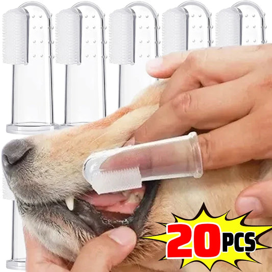 Silicone Soft Pet Finger Cuff Toothbrushes