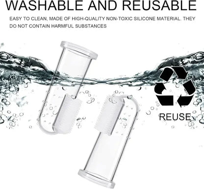 Silicone Soft Pet Finger Cuff Toothbrushes