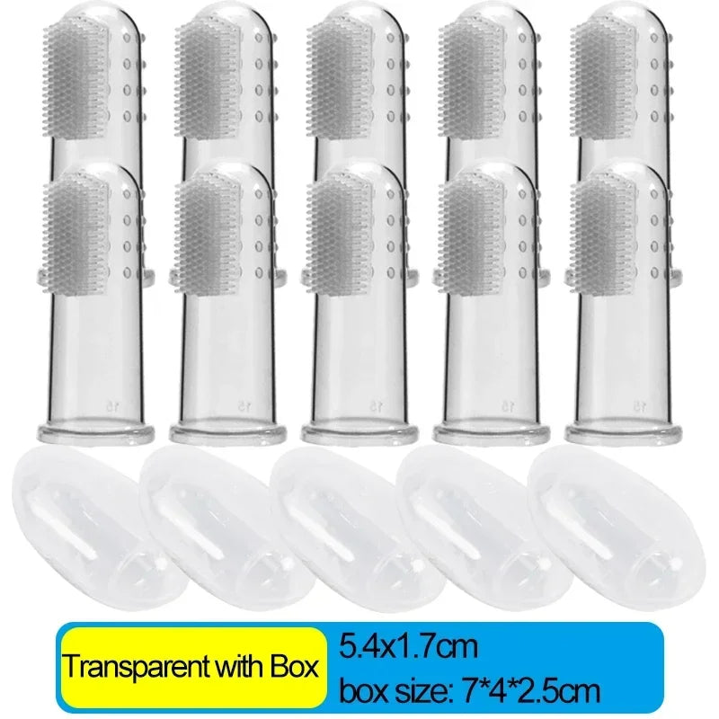 Silicone Soft Pet Finger Cuff Toothbrushes